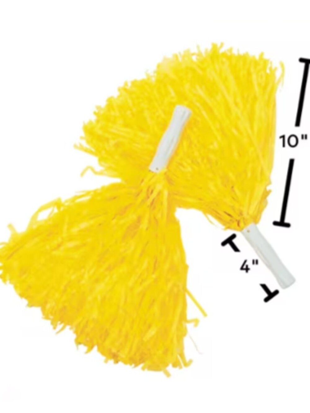23 NEW Oriental Trading yellow pom-poms, item #25/1547